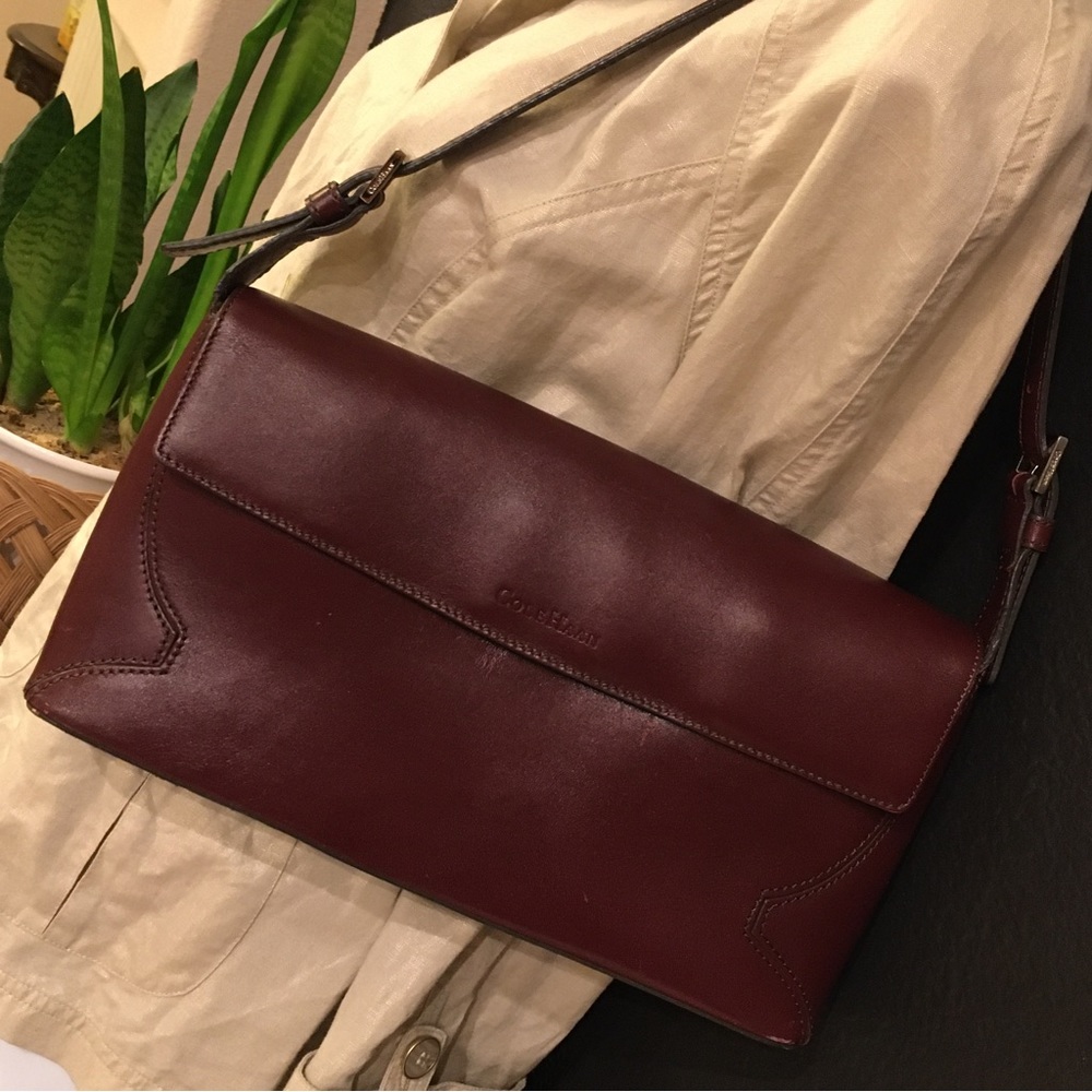 Cole Haan Burgundy Shoulder Bag